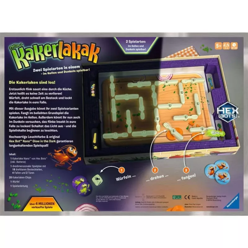 Kakerlakak Glow in the Dark, Επιτραπέζιο παιχνίδι