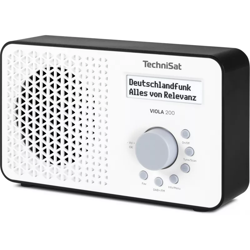 Δέκτης TV TECHNISAT VIOLA 200 λευκό/μαύρο HD DVB‑S2