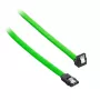 CableMod ModMesh - Καλώδιο SATA - Serial ATA 150/300/600 - SATA (W) ορθογώνιο σε SATA (W) - 60 cm - Ανοιχτό Πράσινο (CM-CAB-RSAT-N60KLG-R)