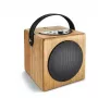Φορητό ηχείο σε σχεδιασμό ξύλου WAVEMASTER KidzAudio 61002 — συμπαγές audio player για παιδιά