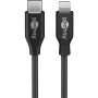 Καλώδιο φόρτισης και συγχρονισμού Goobay Lightning σε USB-C 0,5 m