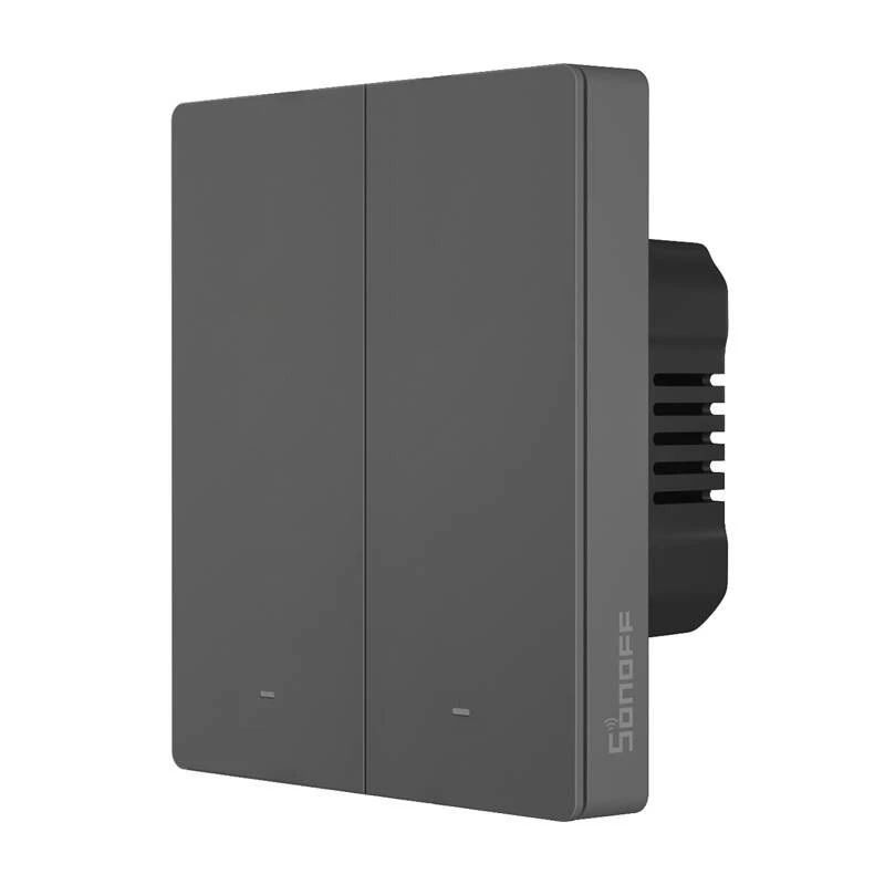 Διακόπτης τοίχου Wi‑Fi Sonoff M5-2C-80, 2 κυκλώματα, μοντέλο M5-2C-80