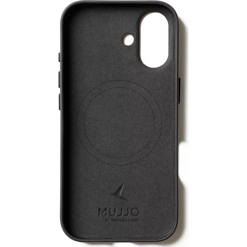 Mujjo Full Leather Case MagSafe Θήκη για iPhone 17 Μαύρο