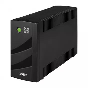 UPS EVER Ever Duo 850 PL T/DAVRTO-000K85/01 850VA Line-Interactive, 550W, AVR, 3 υποδοχές AC, 12V 2×5Ah, Tower