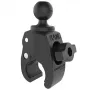 RAM Mounts RAP-B-400U Tough-Claw μικρή βάση σφιγκτήρα με σφαίρα 1 ίντσας (2,54 cm), για ράγες 0,625–1,14 ιντσών