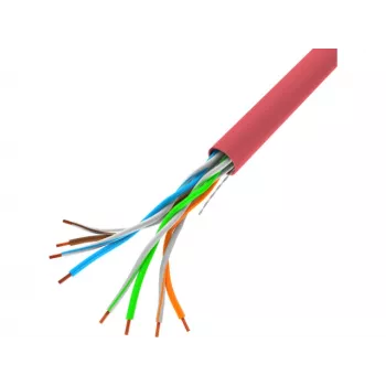Καλώδιο δικτύου LANBERG LCU5-10CC-0305-R U/UTP Cat5e 305 m κόκκινο CCA PVC