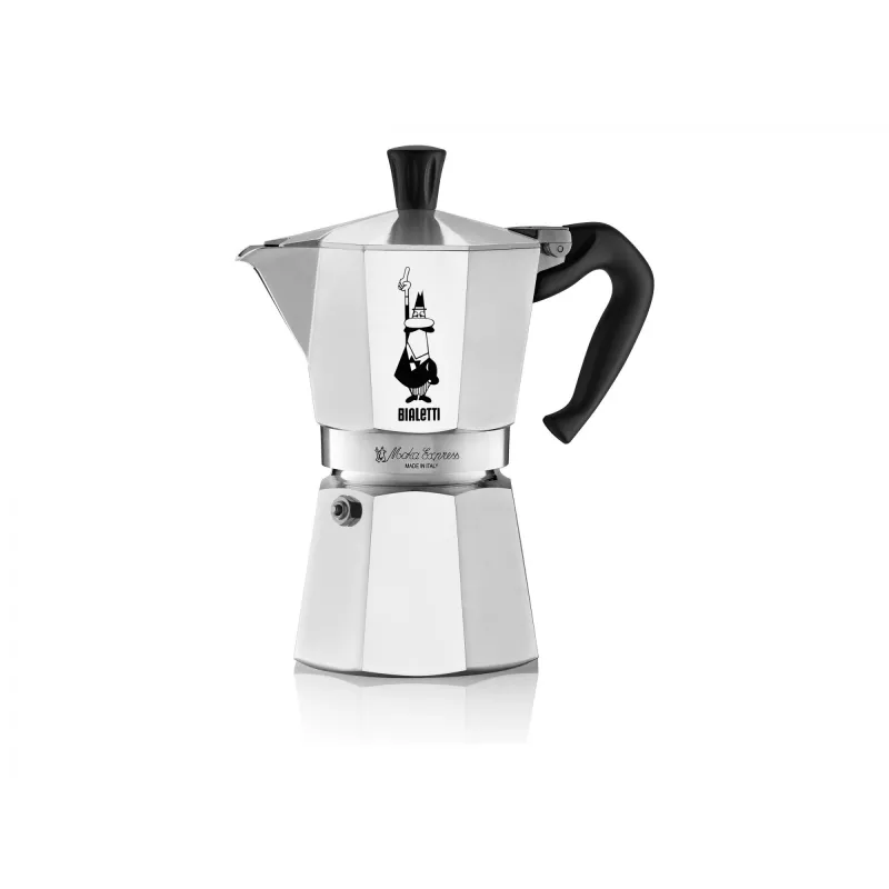 Bialetti Moka Express καφετιέρα Moka 0,3 L αλουμίνιο, μαύρο