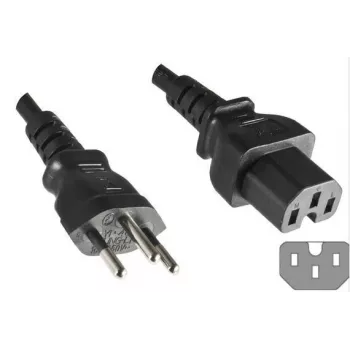Καλώδιο τροφοδοσίας Microconnect PE160518 μαύρο 1,8 m υποδοχή C15