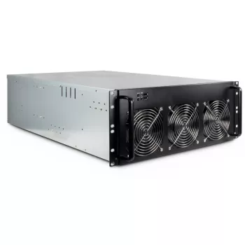 Κουτί υπολογιστή Inter-Tech 88887236 Rack Μαύρο, Γκρι