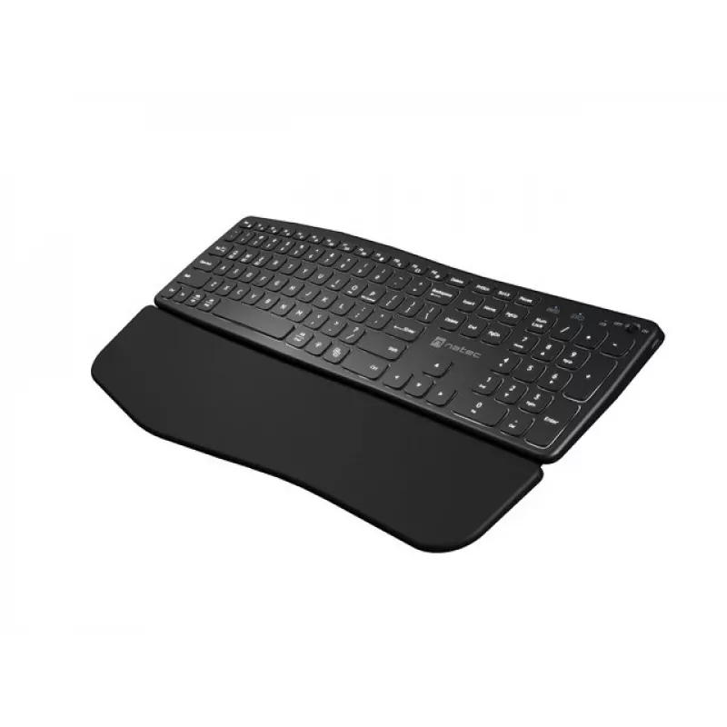 NATEC PORIFERA Πληκτρολόγιο Γραφείου Bluetooth QWERTY US International Μαύρο
