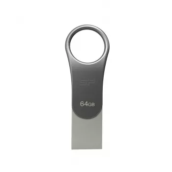 Silicon Power Mobile C80 Μνήμη USB 64 GB USB Type-A / USB Type-C 3.0 (3.1 Gen 1) Titanium