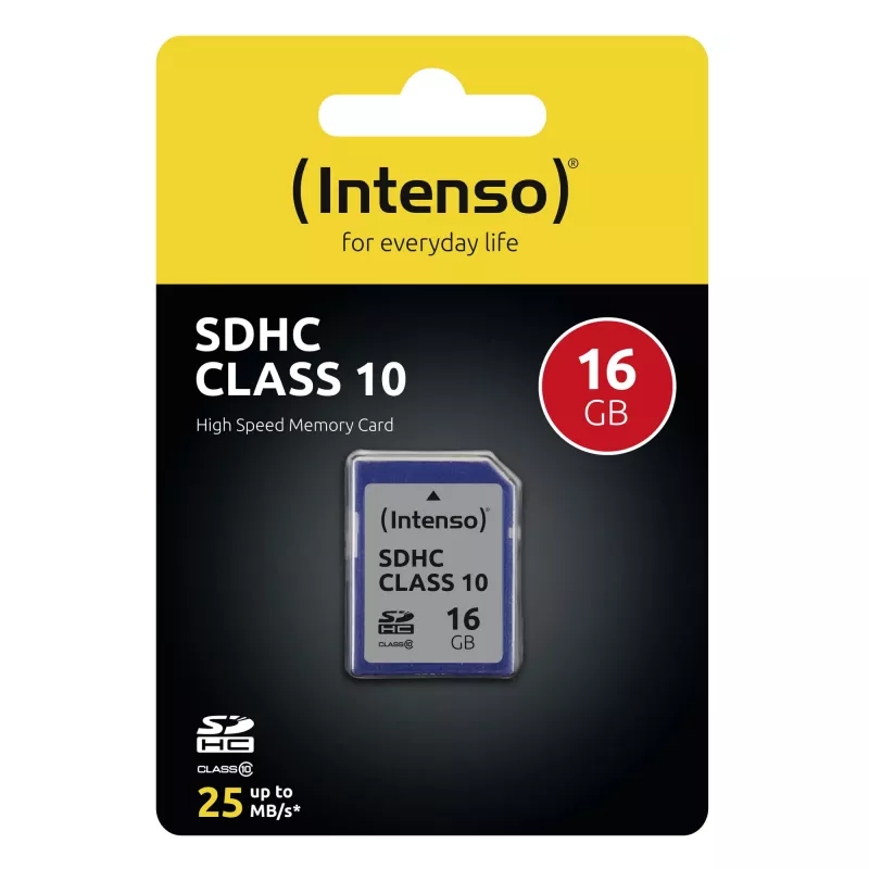 Intenso Κάρτα μνήμης 16 GB SDHC Class 10 3411470