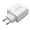 Qoltec 51718 φορτιστής | 45W | 5-20V | 2,4-3A | USB Type-C PD | USB | λευκό