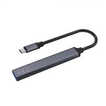USB 3.0 4-Port hub διασύνδεσης SAVIO AK-71 με υποδοχή USB-C, 5000 Mbit/s, 2 έτη εγγύηση