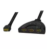 LogiLink - Διαχωριστής/Διακόπτης βίντεο/ήχου - 3 x HDMI - Desktop