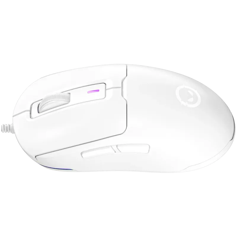 LORGAR MSA10, Ultralight Wired Gaming Mouse Advanced, λευκό