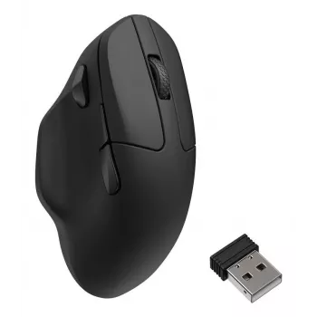 Ασύρματο ποντίκι Keychron M7 8K μαύρο — συμπαγές εργονομικό σχέδιο, επαναφορτιζόμενο
