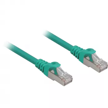 Καλώδιο δικτύου Sharkoon Cat.6a SFTP RJ-45 Cat6a 0,25 m Πράσινο
