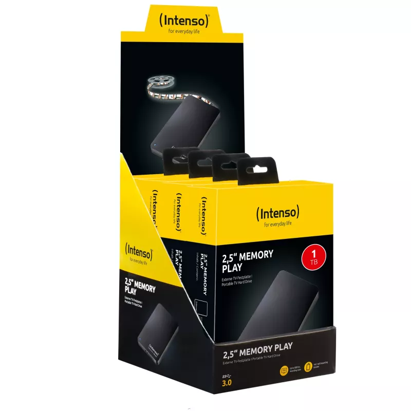 Εξωτερικός σκληρός δίσκος Intenso 1 TB USB 3.0 2,5 inch Memory Play