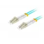 Καλώδιο οπτικών ινών LANBERG FO-LULU-MD31-0030-TQ, OM3, LC–LC, 3 m, Aqua
