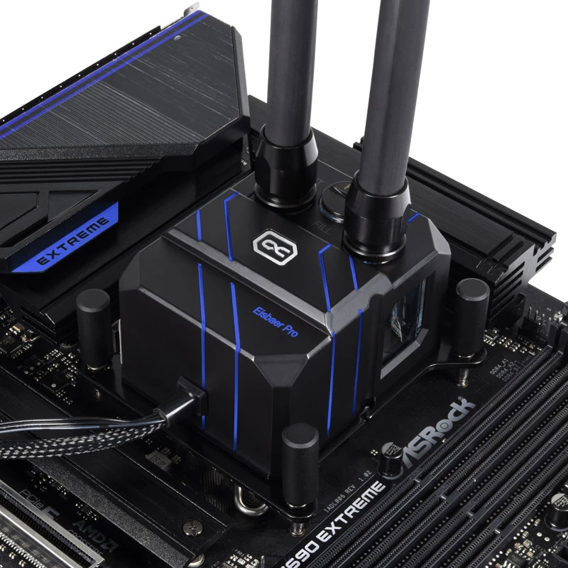 Ψυκτικό υγρό Alphacool Eisbaer Pro Aurora ακρυλικό χαλκός νικέλιο 1/4 ίντσας