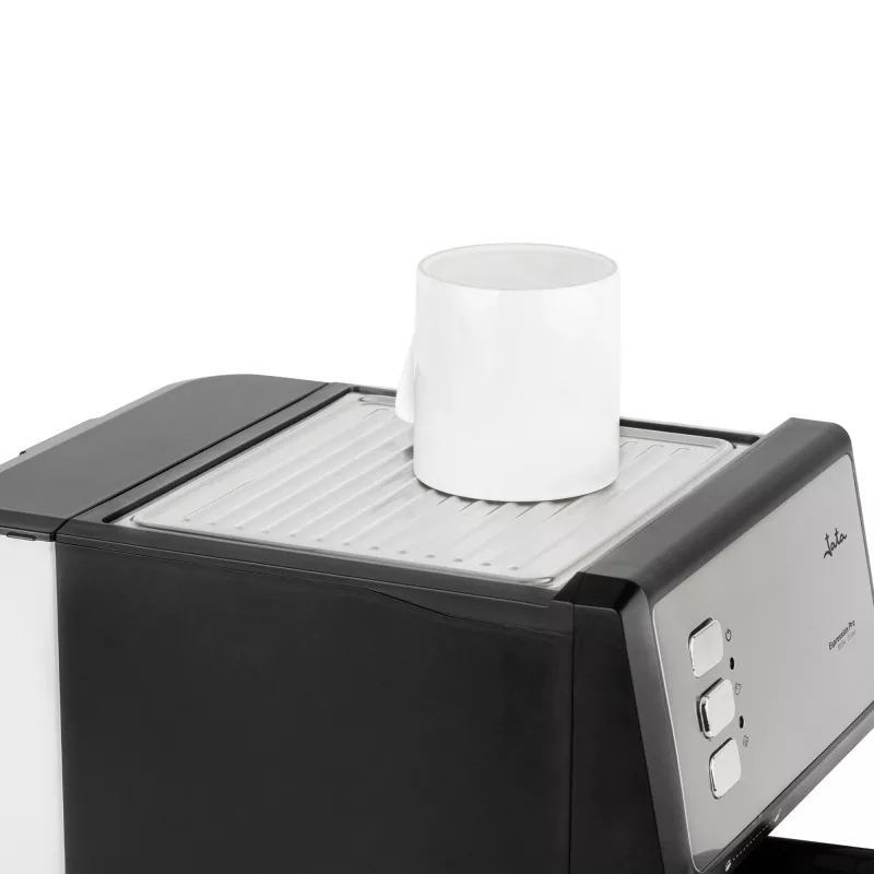 Jata JECA2525 μηχανή espresso, 20 bar, 850 W, δεξαμενή νερού 1,8 l, σωλήνας ατμού, μαύρο / ανοξείδωτο ατσάλι