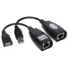 Genway USB-EX-50 Hub διασύνδεσης USB 2.0 Μαύρο