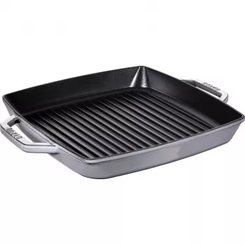 Τηγάνι ψησταριάς Staub 40511-785-0 33 cm Επαγωγή Γκρι γραφίτη