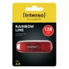 Μνήμη USB Intenso 128 GB USB Type-A 2.0 Κόκκινο Διαφανές