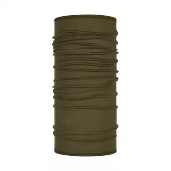 Buff 113010.843.10.00 Merino Lightweight πολυλειτουργικό περιλαίμιο για ενήλικες, μαλλί merino, Solid Bark