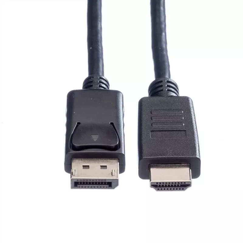 ROLINE Καλώδιο DisplayPort DP - HDTV, ST/ST, μαύρο, 1,5 m (11.04.5779)