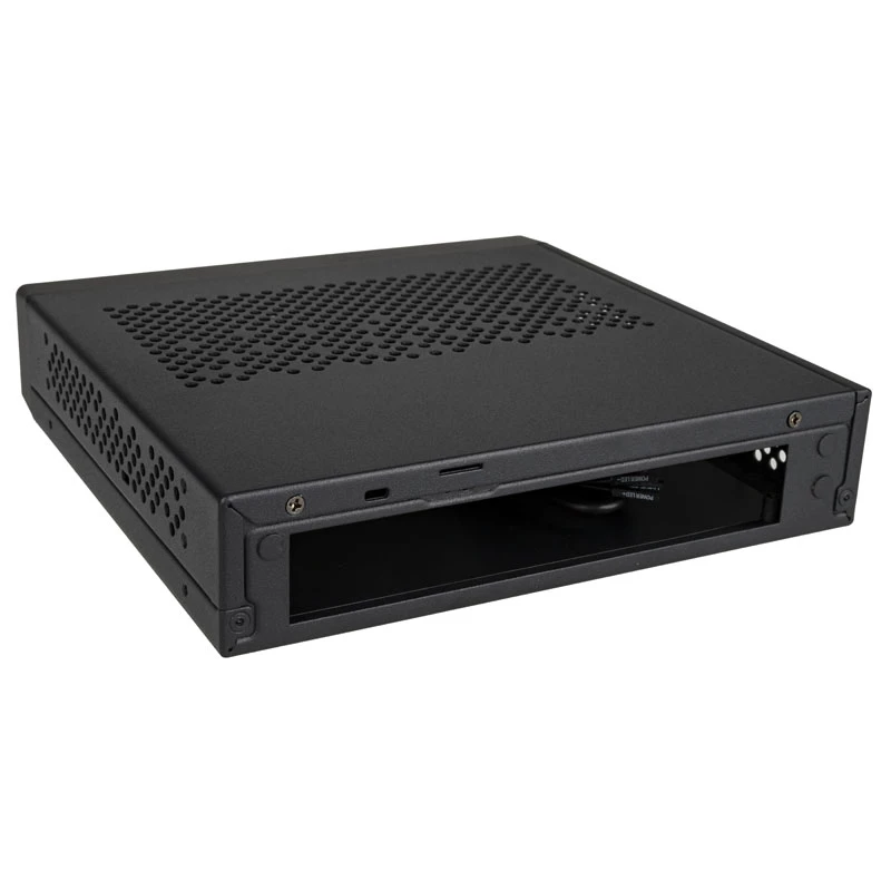 Akasa Cypher MX3 - Mini-Tower - PC - SGCC - Μαύρο - Thin Mini-ITX - Σκληρός δίσκος - Τροφοδοσία (A-ITX38U3-M1B)