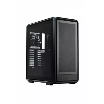 PC Midi Tower Cooler Master MasterFrame 500 Mesh — μαύρο με διαφανές πλαϊνό, υποστηρίζει ATX/EATX, 2x200 mm μπροστά, 1x120 mm πίσω