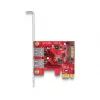DeLOCK PCI Express x1 κάρτα σε 2 x USB 5 Gbps Type-A υποδοχή θηλυκή Low Profile