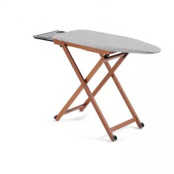 Σιδερώστρα ARREDAMENTI STIROLIGHT 135 x 45 cm, καφέ κάλυμμα, πτυσσόμενα πόδια
