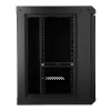 EXTRALINK LITE 9U 530X400 Επιτοίχια βάση rack, μαύρη, με ράφι