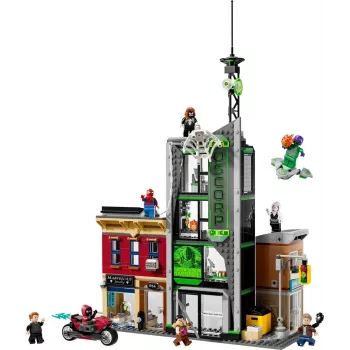 Σετ LEGO Marvel 76324 Spider-Man vs. Oscorp, 808 τεμ., 8 μινιφιγούρες, από 10 ετών