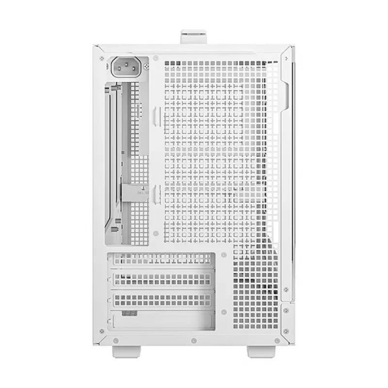 Κουτί υπολογιστή DeepCool CH160 PLUS WH Small Form Factor λευκό, microATX, tempered glass, USB-C