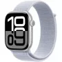 APPLE Watch Series 10 GPS 46 mm ασημί θήκη αλουμινίου με Blue Cloud Sport Loop