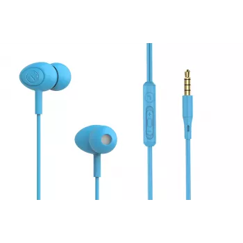 Ενσύρματα ακουστικά in-ear Tellur Basic Gamma μπλε