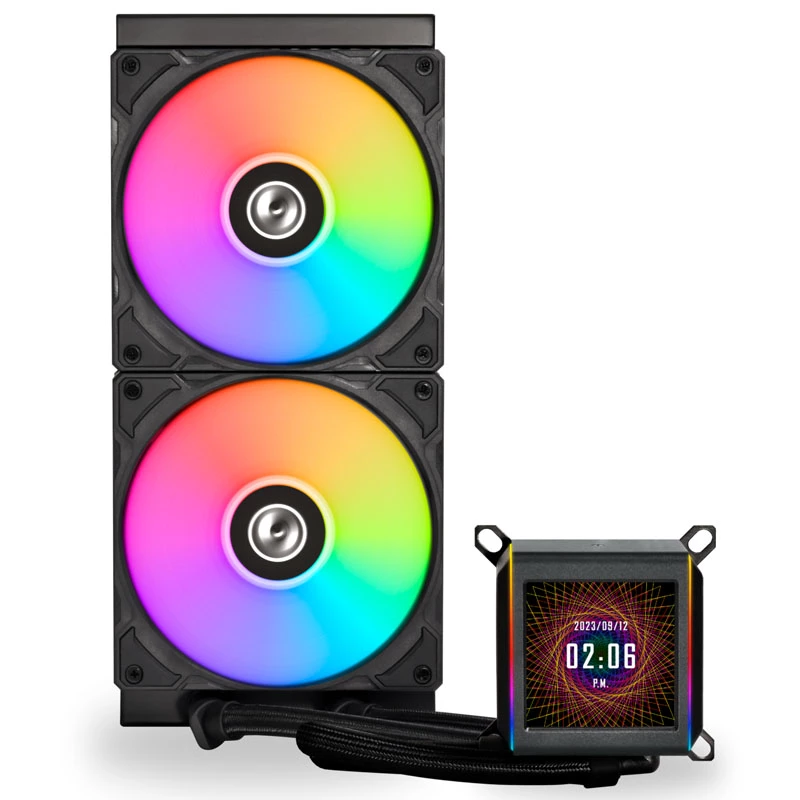 Lian Li GA II LCD Σετ Υγρής Ψύξης Επεξεργαστή 12 cm Λευκό