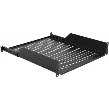 Ράφι rack LOGON RAS410BL μαύρο 50 kg χωρητικότητα 19 inch