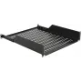 Ράφι rack LOGON RAS410BL μαύρο 50 kg χωρητικότητα 19 inch