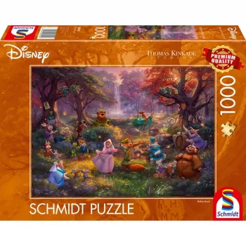 Thomas Kinkade Studios: Disney - Robin Hood, παζλ 1000 τεμάχια