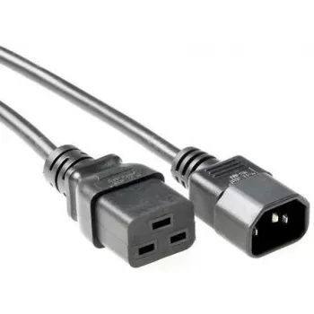 Microconnect PE0191450 Καλώδιο τροφοδοσίας Μαύρο 5 m Υποδοχή C19 Υποδοχή C14