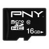 MicroSDHC PNY 16GB Class 10 μαύρο P-SDU16G10PPL-GE
