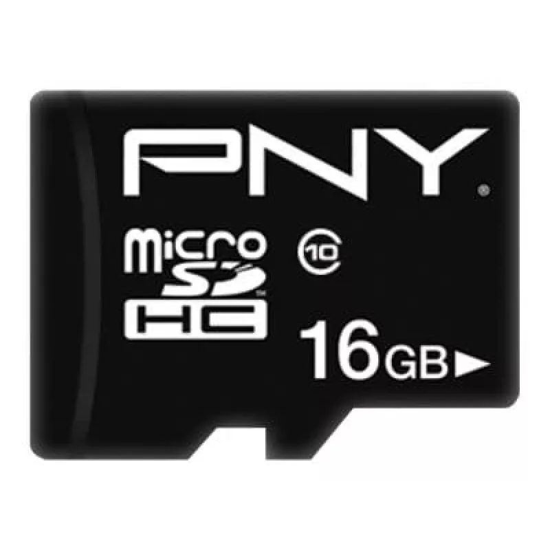 MicroSDHC PNY 16GB Class 10 μαύρο P-SDU16G10PPL-GE