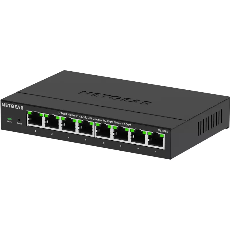 NETGEAR MS308E Unmanaged 2.5G Ethernet (100/1000/2500) μαύρο