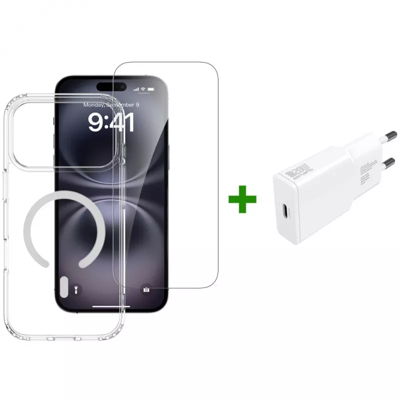 4smarts 3in1 Premium Starter Set για Apple iPhone 17 Pro Max, συμβατό με MagSafe