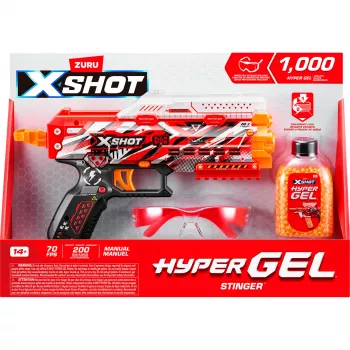 Zuru XSHOT Hyper Gel Stinger Blaster 36728 πιστόλι γέλης, με 1000 μπαλάκια γέλης, 14+